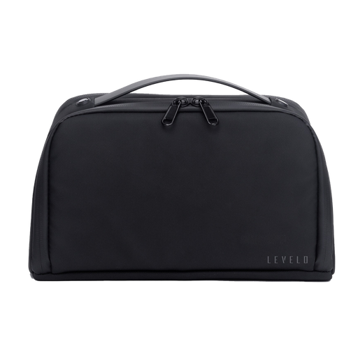 [LVLOSLOBK] Levelo Oslo Pouch & Toiletry Bag - Black