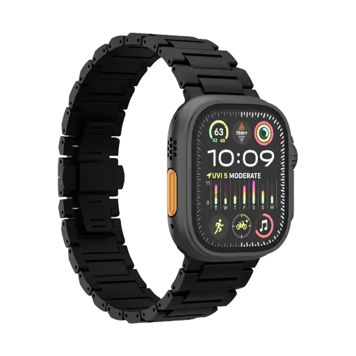 Levelo Aerio Titanium Watch Strap for Apple Watch 49/46mm 