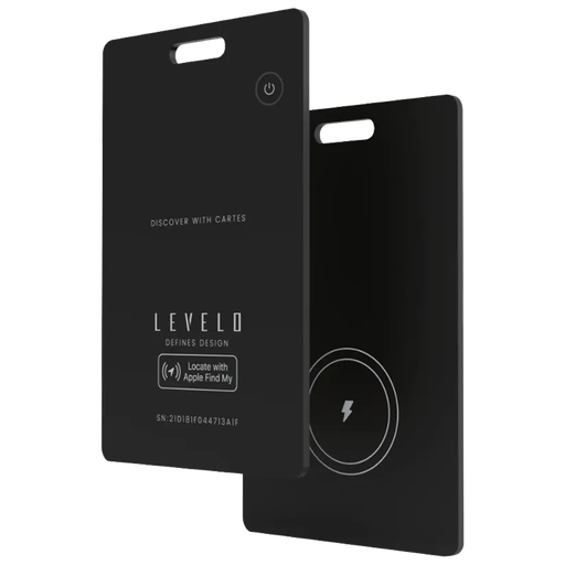 [LVLCARTESTRKBK] Levelo Cartes FindMy Card Tracker - Black
