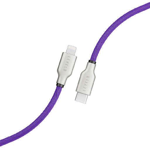 Levelo Braided USB-C to Lightning Cable 1.1m