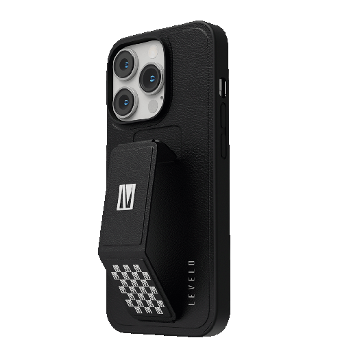 [LVLMORPH] Levelo Morphix Gripstand PU Leather Case For iPhone 14 Series