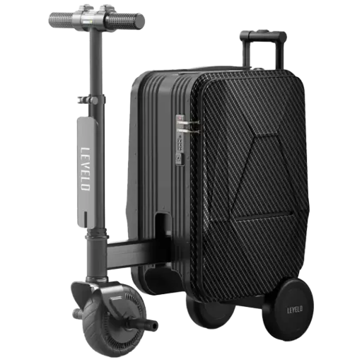 Levelo Spark-E Portable E-Scooter Luggage - Black - product