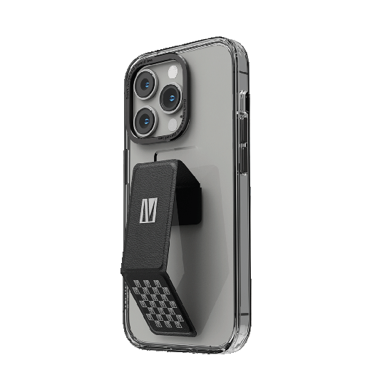 [LVLMORPCLARA14P] Levelo Morphix Clara Gripstand IMD Clear Back Case For iPhone 14 Pro / 14 Pro Max