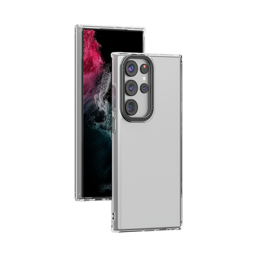 [LVCMS23] Levelo Clara Metallica Ultra-Slim Clear Case For S23 Plus / Ultra