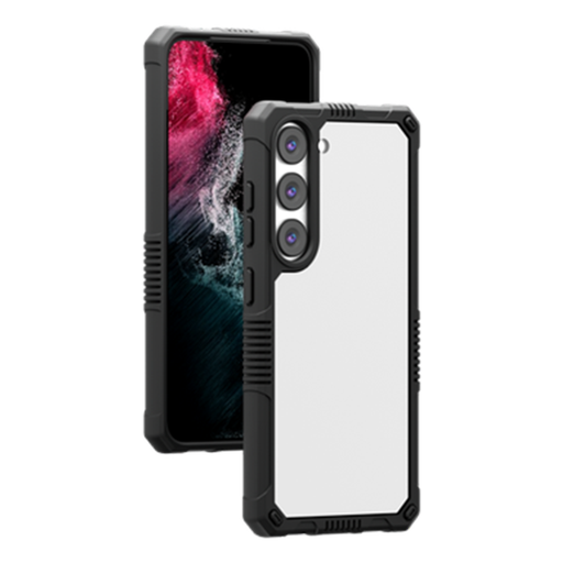 [LVCHS23BK] Levelo Clara Hybrid Clear Case For S23